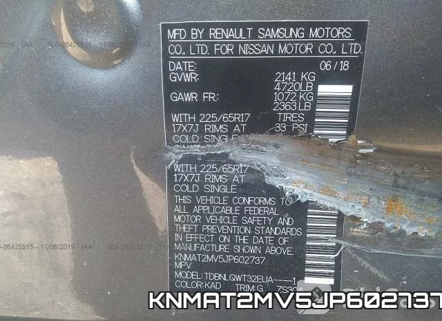 KNMAT2MV5JP602737 фото 9