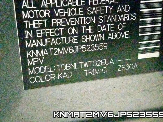 KNMAT2MV6JP523559 фото 2