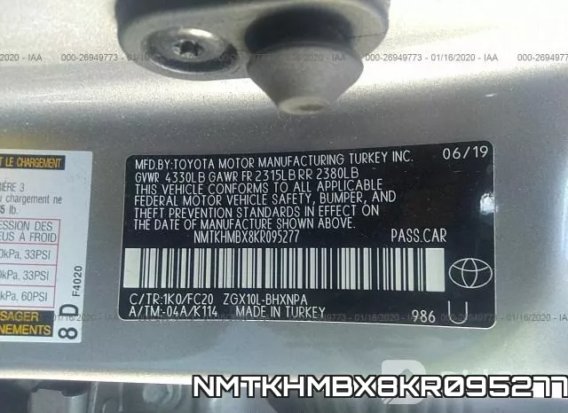 NMTKHMBX8KR095277 фото 9