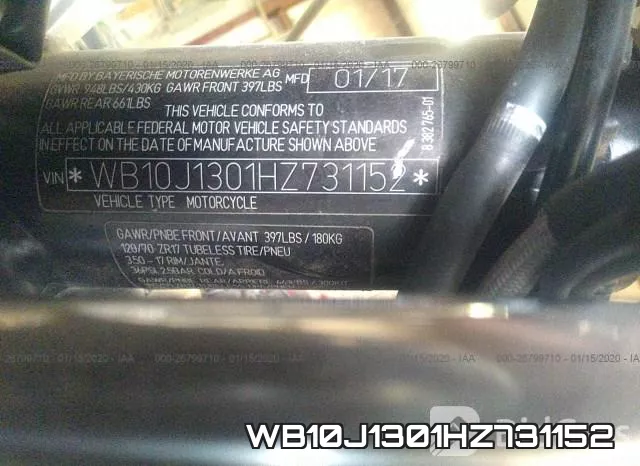 WB10J1301HZ731152 фото 2