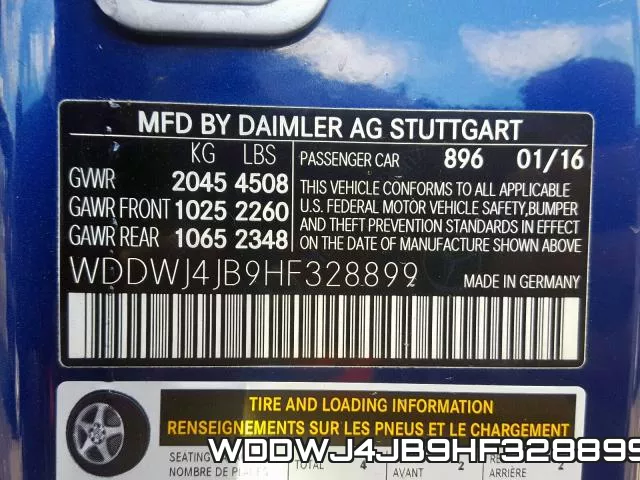 WDDWJ4JB9HF328899 фото 2