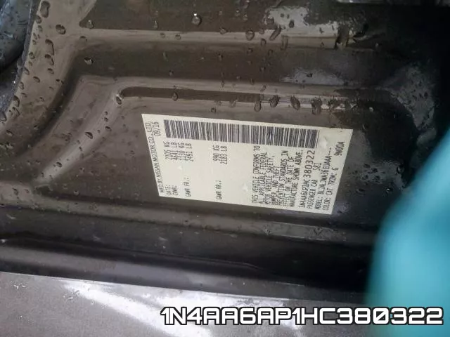 1N4AA6AP1HC380322 фото 2