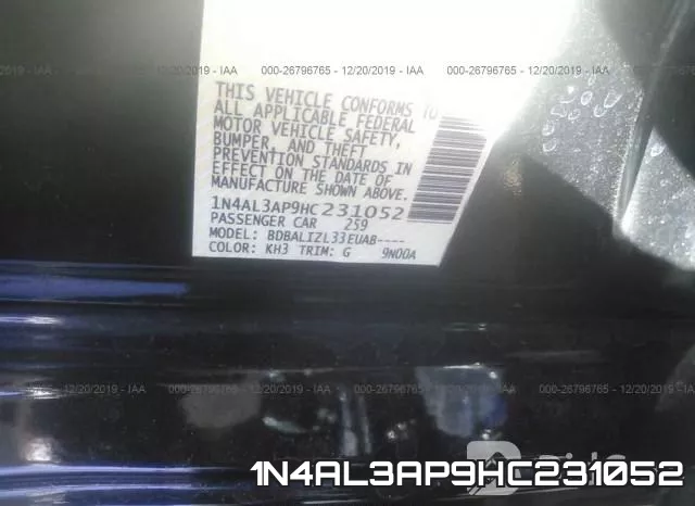 1N4AL3AP9HC231052 фото 10