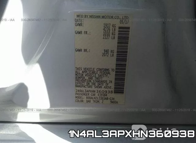 1N4AL3APXHN360938 фото 7