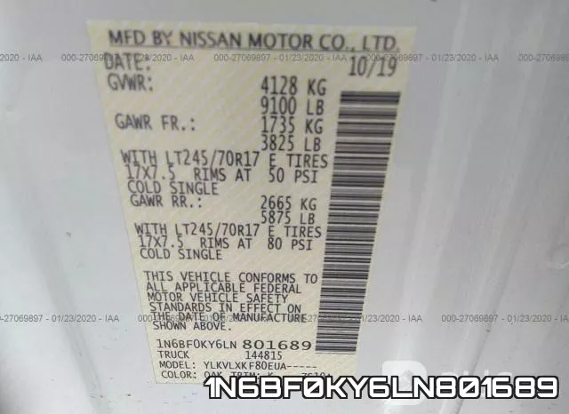 1N6BF0KY6LN801689 фото 9