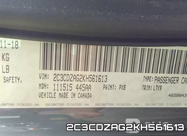 2C3CDZAG2KH561613 фото 8