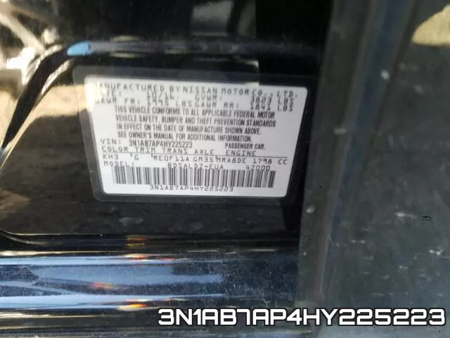 3N1AB7AP4HY225223 фото 2