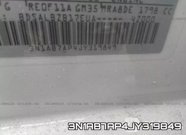 3N1AB7AP4JY319849 фото 8