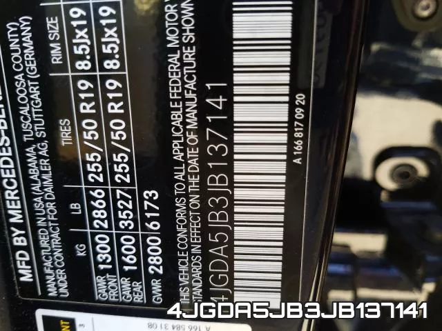 4JGDA5JB3JB137141 фото 2