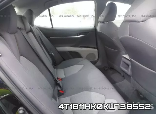 4T1B11HK0KU738552 фото 7