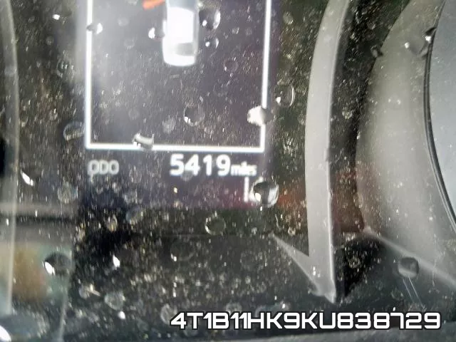 4T1B11HK9KU838729 фото 8