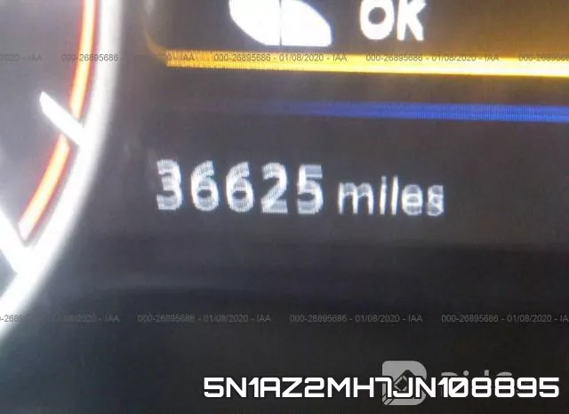 5N1AZ2MH7JN108895 фото 6