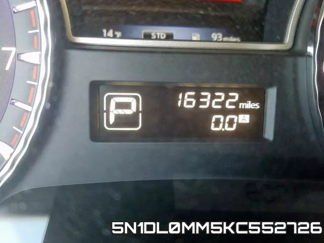 5N1DL0MM5KC552726 фото 8