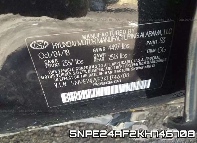 5NPE24AF2KH746708 фото 10