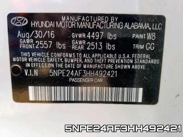 5NPE24AF3HH492421 фото 2