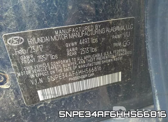 5NPE34AF6HH566816 фото 8