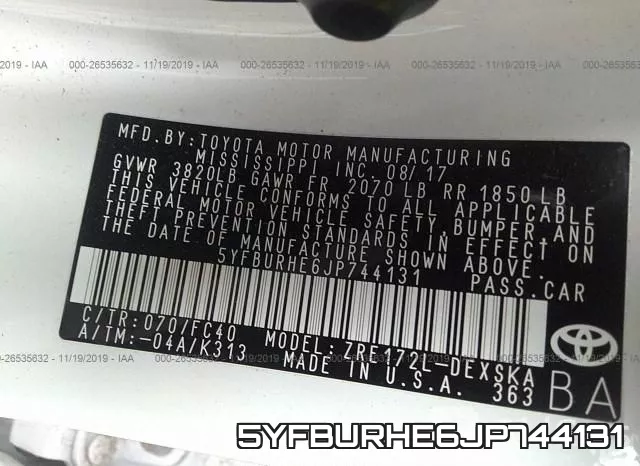 5YFBURHE6JP744131 фото 8