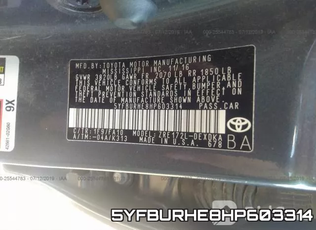 5YFBURHE8HP603314 фото 9