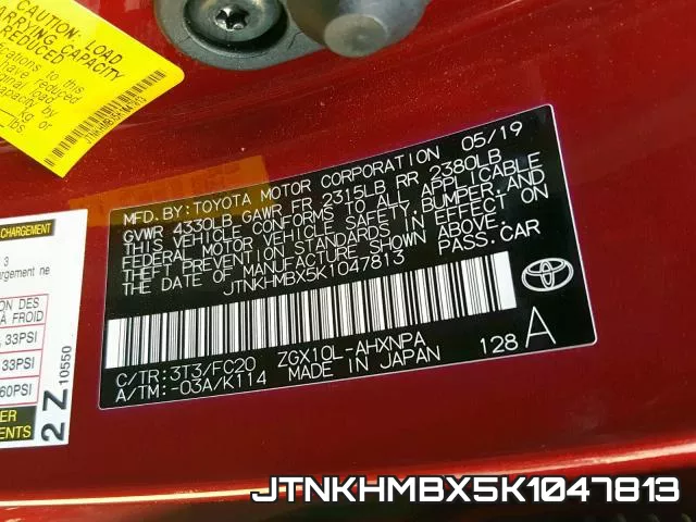 JTNKHMBX5K1047813 фото 2