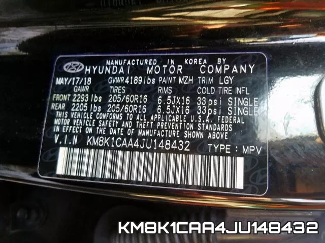 KM8K1CAA4JU148432 фото 2