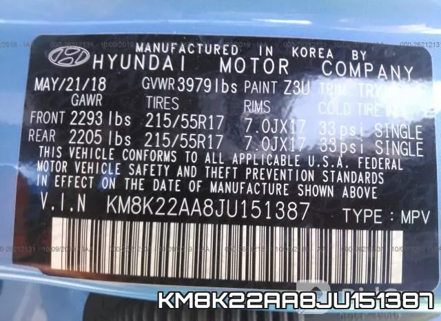 KM8K22AA8JU151387 фото 8