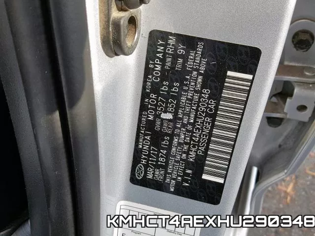 KMHCT4AEXHU290348 фото 2