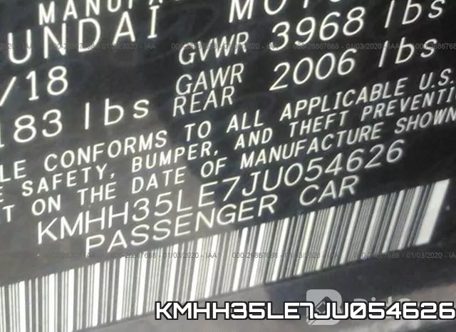KMHH35LE7JU054626 фото 7