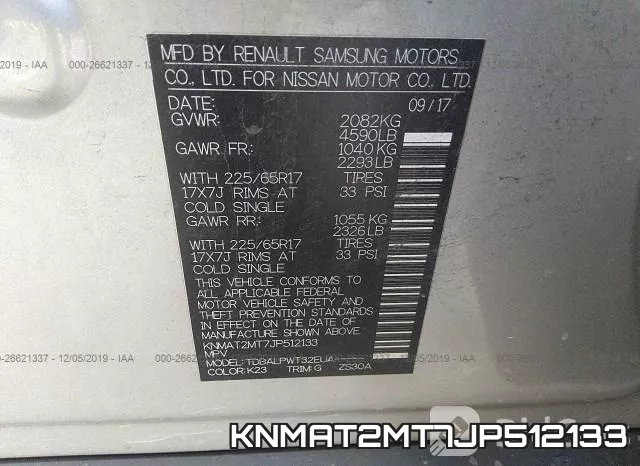 KNMAT2MT7JP512133 фото 6