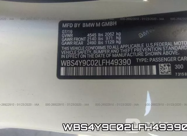 WBS4Y9C02LFH49390 фото 8