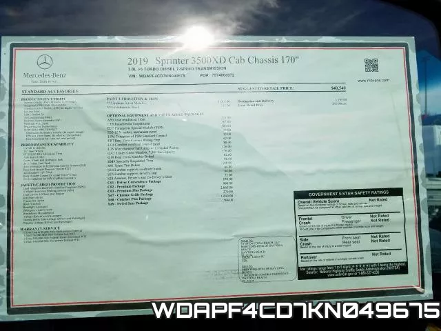 WDAPF4CD7KN049675 фото 10