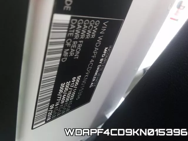WDAPF4CD9KN015396 фото 2
