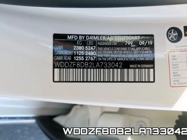 WDDZF8DB2LA733042 фото 2
