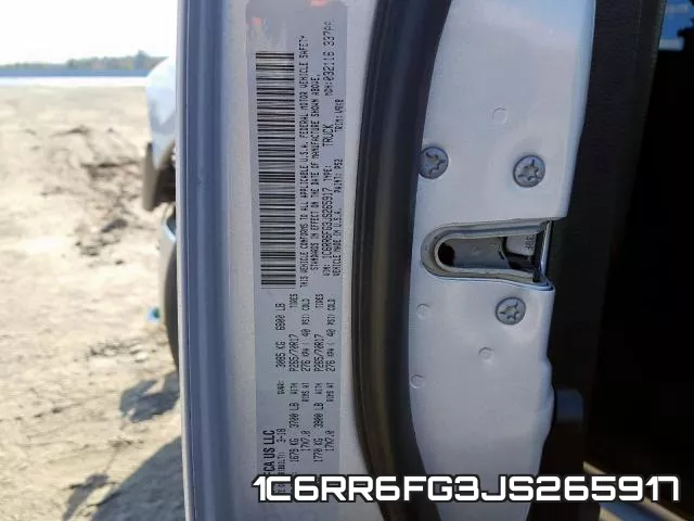 1C6RR6FG3JS265917 фото 2