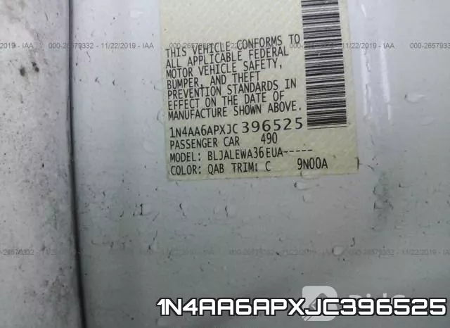 1N4AA6APXJC396525 фото 8