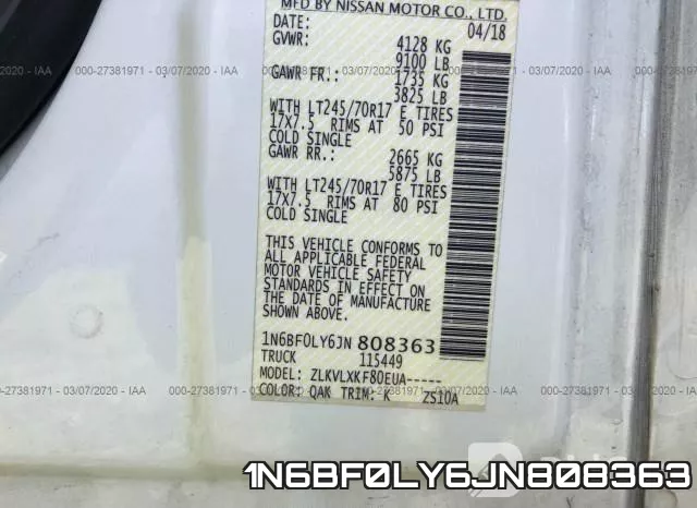 1N6BF0LY6JN808363 фото 8