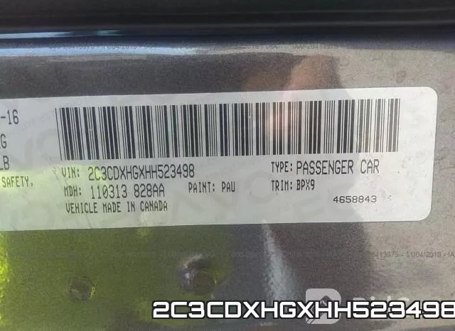2C3CDXHGXHH523498 фото 8