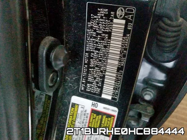 2T1BURHE0HC884444 фото 2