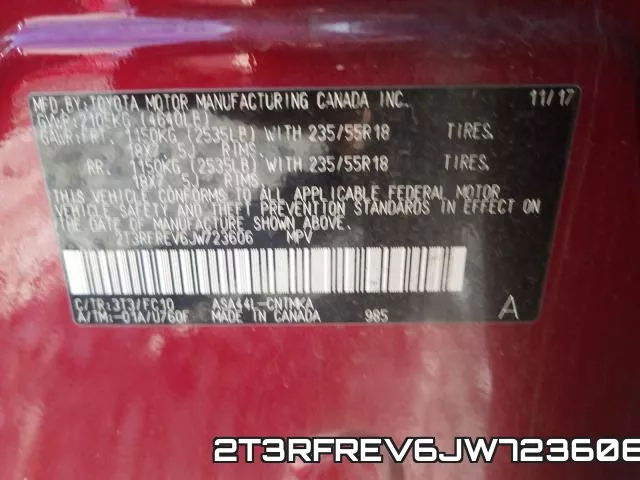 2T3RFREV6JW723606 фото 2