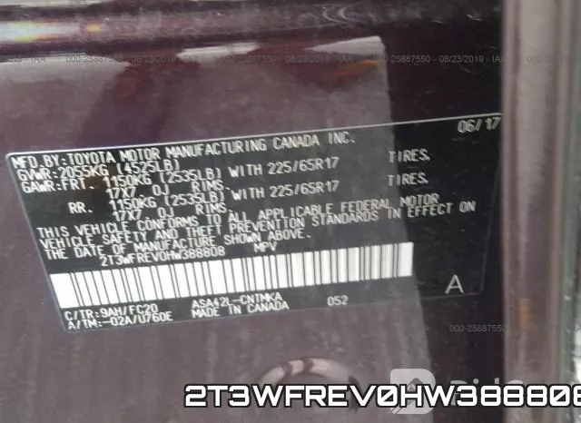 2T3WFREV0HW388808 фото 9