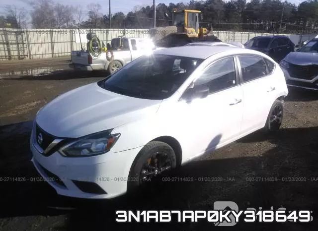 3N1AB7AP0KY318649 фото 2