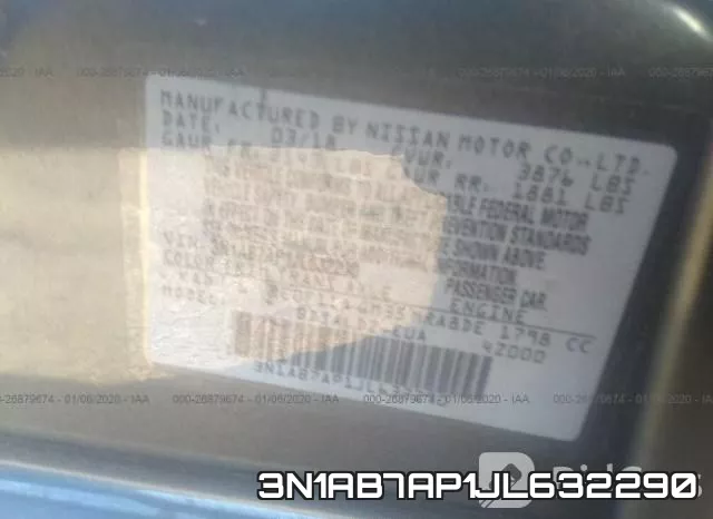 3N1AB7AP1JL632290 фото 8