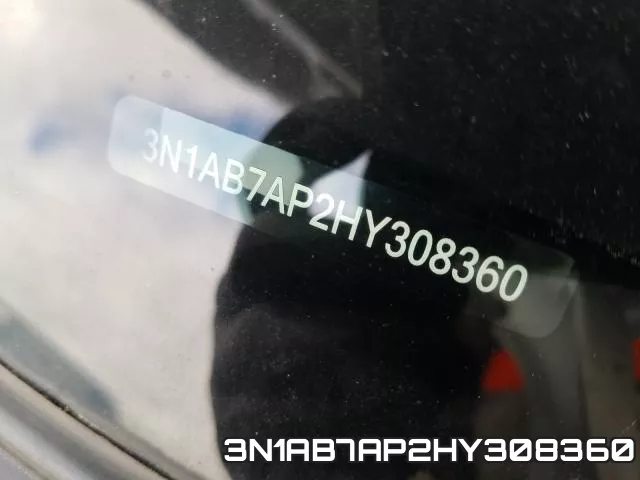 3N1AB7AP2HY308360 фото 2