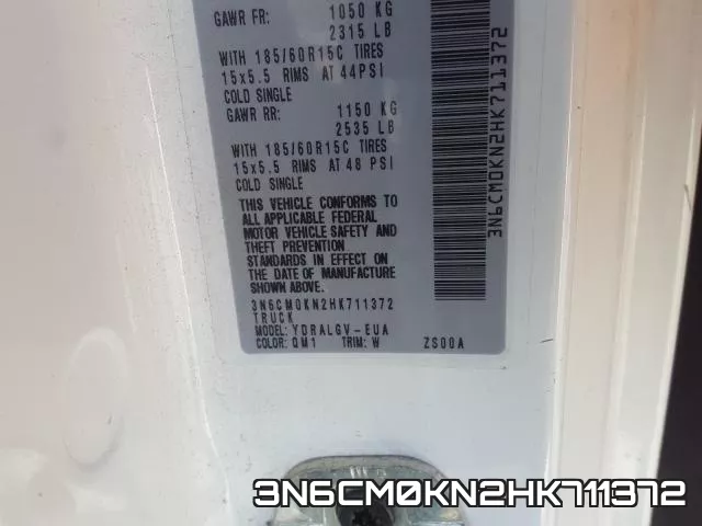 3N6CM0KN2HK711372 фото 2