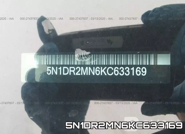 5N1DR2MN6KC633169 фото 7