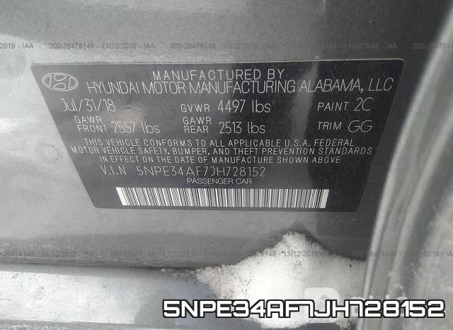 5NPE34AF7JH728152 фото 9