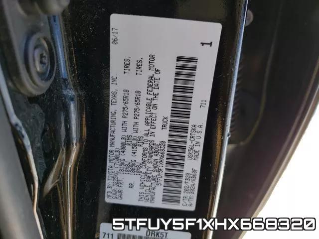 5TFUY5F1XHX668320 фото 2