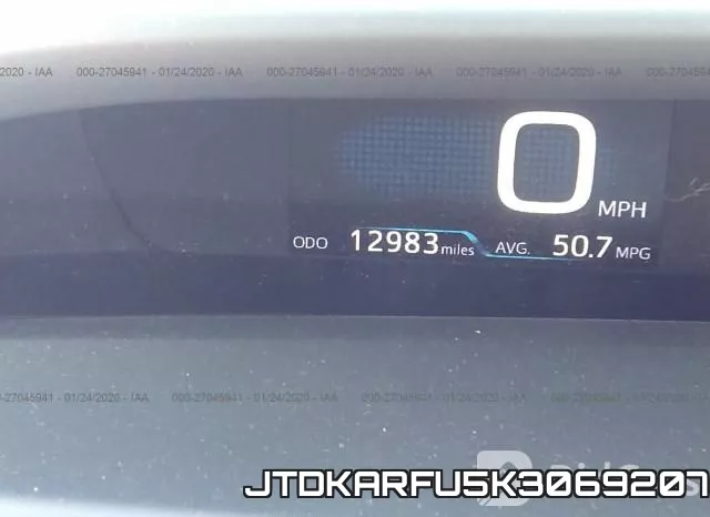 JTDKARFU5K3069207 фото 5