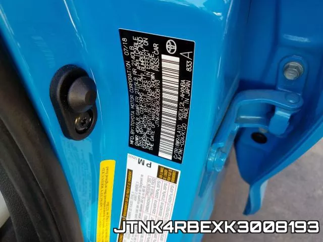 JTNK4RBEXK3008193 фото 2