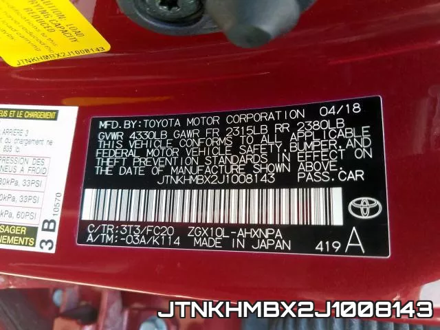 JTNKHMBX2J1008143 фото 2