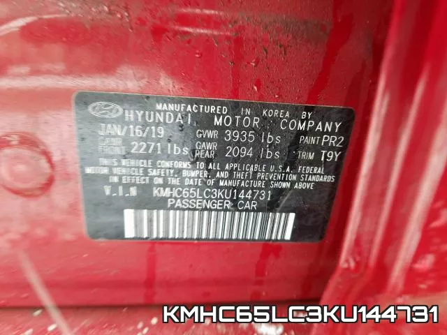 KMHC65LC3KU144731 фото 2